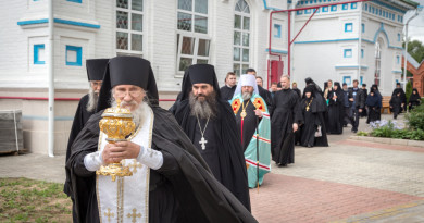 В монастыре с. Перевозное отметили престольный праздник Вознесенского храма