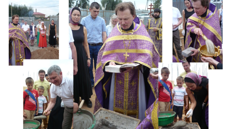 Заложен камень в основание храма в с. Вараксино