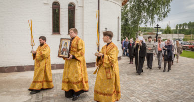 Митрополит Викторин привез в п. Новый частицу мощей свт. Луки Крымского