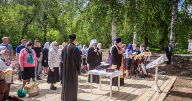 В Ижевске состоялся молебен на месте строительства храма свт. Луки Крымского