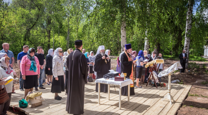 В Ижевске состоялся молебен на месте строительства храма свт. Луки Крымского