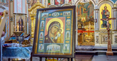 Освящение иконы в Казанско-Богородицком храме