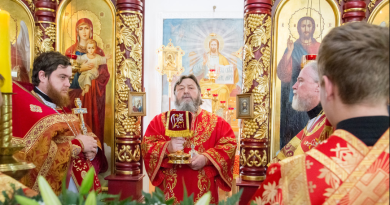 Архиерейское богослужение в храме Царственных мучеников г. Ижевска