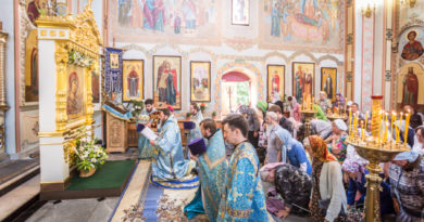 Престольный праздник храма Казанской иконы Божией Матери