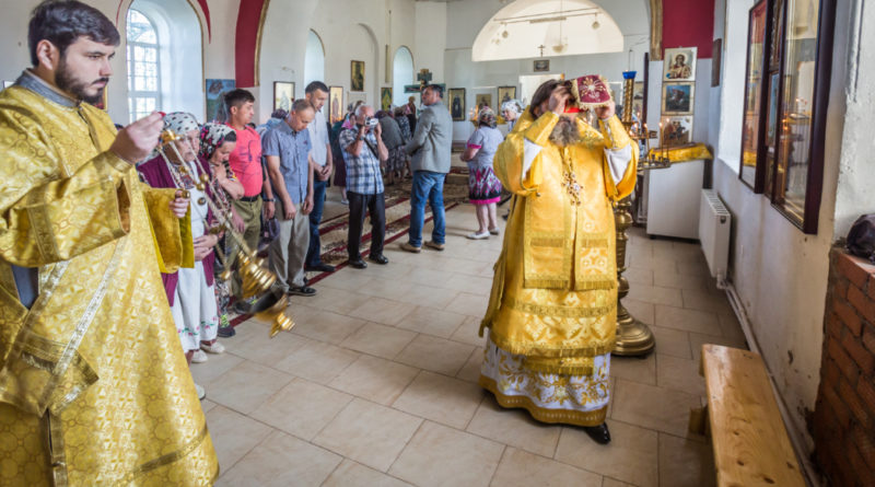 Освящение храма святых Космы и Дамиана с. Бабино