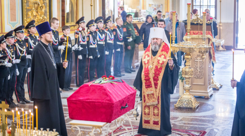 В Михаило-Архангельский собор г. Ижевска принесены останки воина, погибшего в Великой Отечественной войне