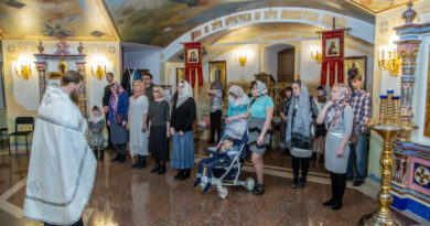 Кафедральный собор посетили семьи с паллиативными детьми
