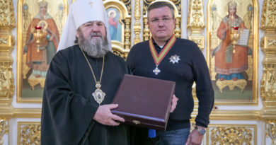 Благотворитель епархии А.В. Емшанов награжден орденом Даниила Московского