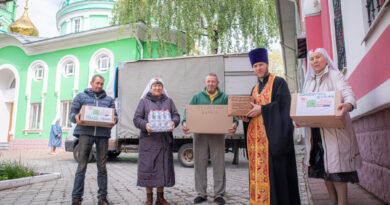 Отправка гуманитарного груза пострадавшим от паводка в Оренбургской области