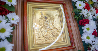 Митрополит Викторин возглавил престольные торжества в Георгиевском храме г. Ижевска